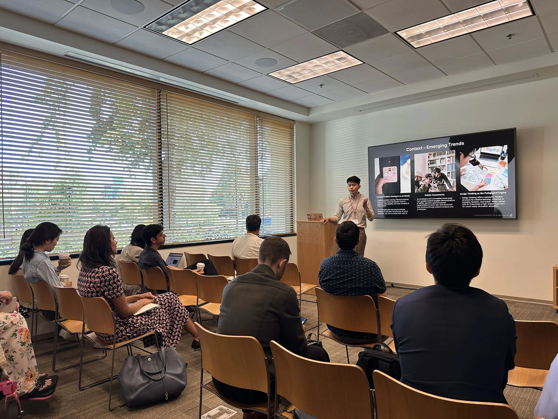 Sharing Build Learning’s approach in a talk at Stanford